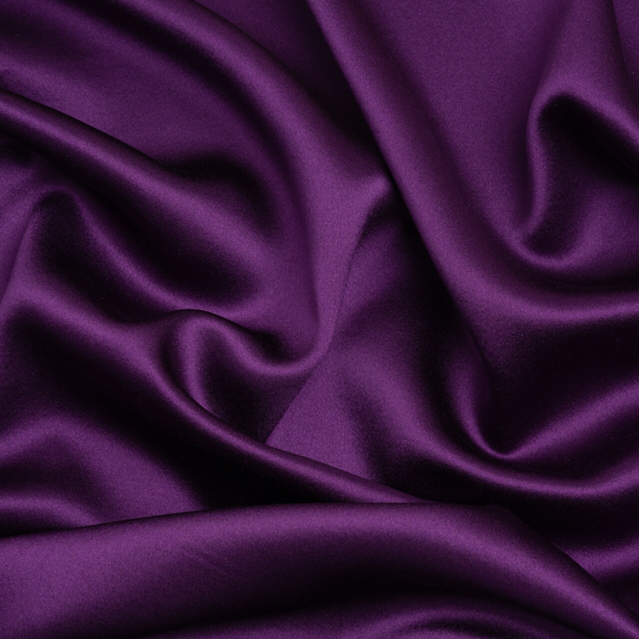 1 Yard Majesty Purple Silk Crepe Back Satin Luxurious Soft Smooth Premium Designer Fabric 44 inch Width